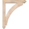 Ekena Millwork Thorton Arts and Crafts Smooth Bracket w/ Offset Brace, Douglas Fir, 5 1/2"W x 30"D x 36"H BKT0604X30X36THR03SDF - alternate 4